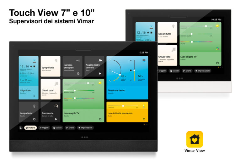 Nuovi supervisori Touch View da 7” e 10”