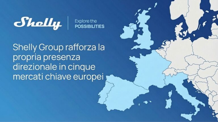 Shelly Group rafforza la propria presenza direzionale in cinque mercati chiave europei