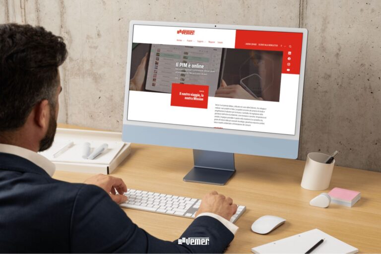 Digitalizzazione dei dati di prodotto: Vemer integra il sistema PIM nel sito aziendale