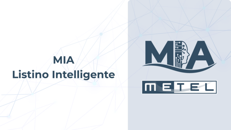 Metel lancia “MIA – Listino Intelligente”