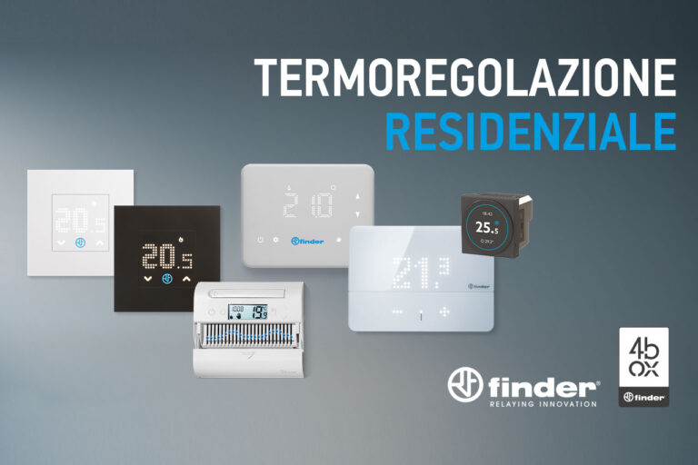 Finder, la gamma completa per la termoregolazione residenziale