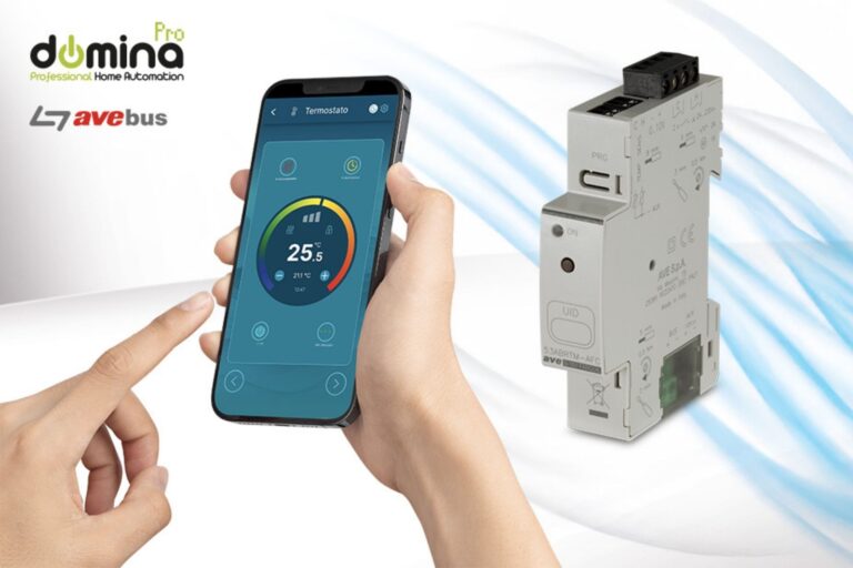Attuatore analogico fan coil AVEbus:la soluzione compatta per l’Intelligent Building